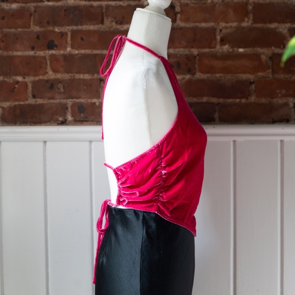 NWT Reformation Tamsin Halter Top Small, Pink - Picture 5 of 8